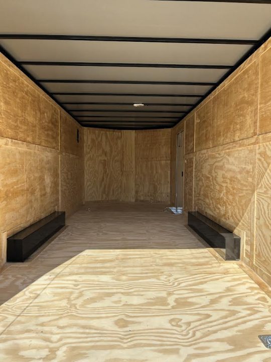 New 8.5x20 Titanium Cargo Trailer - White Enclosed Trailer