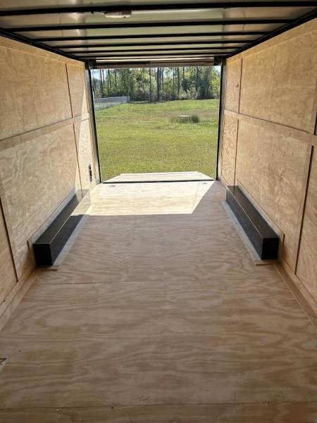 New 8.5x20 Titanium Cargo Trailer - White Enclosed Trailer
