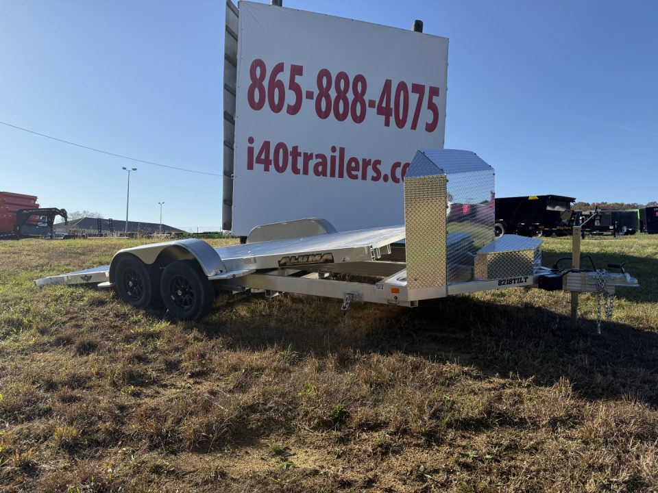 New 2026 Aluma 8218 ANV-TILT-TA-EL-RTD Car Hauler