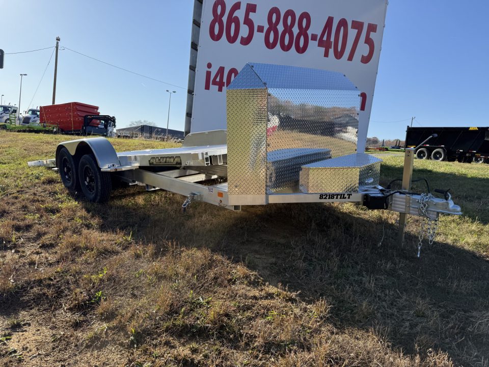 New 2026 Aluma 8218 ANV-TILT-TA-EL-RTD Car Hauler