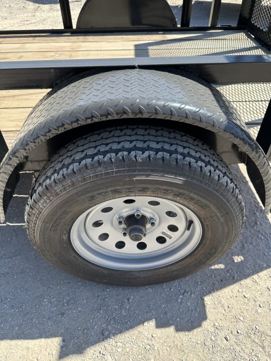 New 2024 Road Boss 5'x10' Single Axle with 4' Spring Assisted Gate Utility Trailer