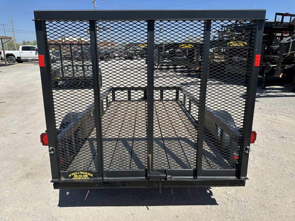 New 2024 Road Boss 5'x10' Single Axle with 4' Spring Assisted Gate Utility Trailer