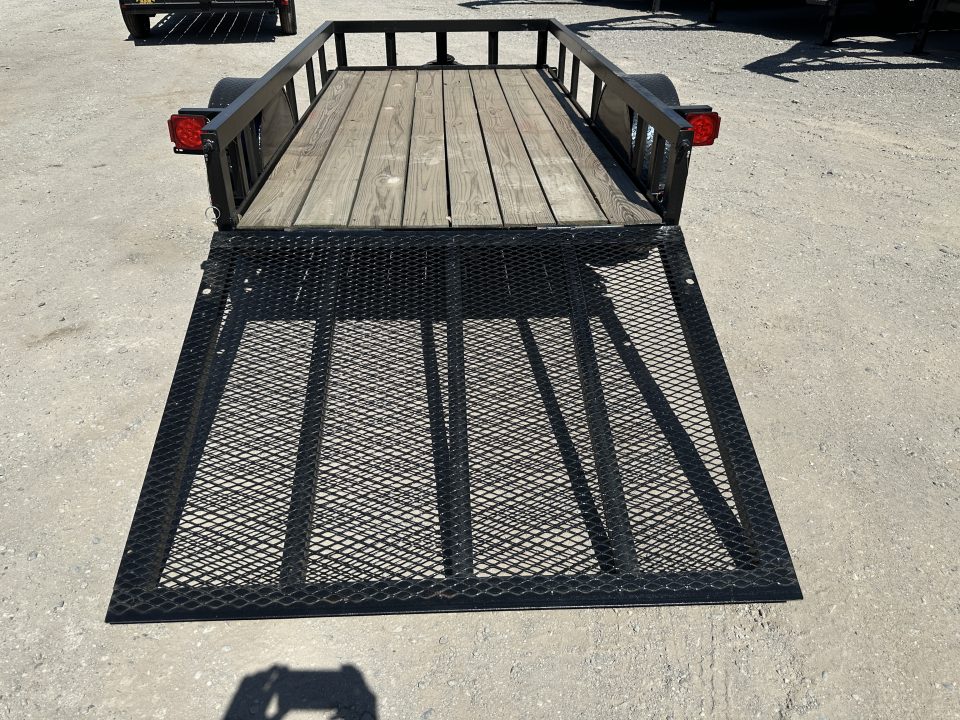 New 2024 Road Boss 5'x10' Single Axle with 4' Spring Assisted Gate Utility Trailer