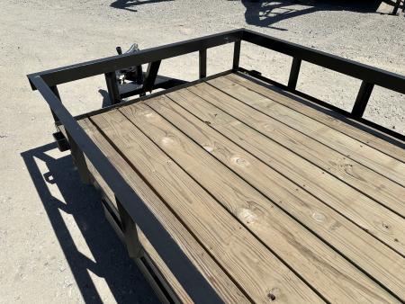 New 2024 Road Boss 5'x10' Single Axle with 4' Spring Assisted Gate Utility Trailer