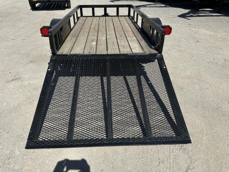 New 2024 Road Boss 5'x10' Single Axle with 4' Spring Assisted Gate Utility Trailer