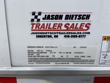 New United UATGN-8.5X48 Car Trailer