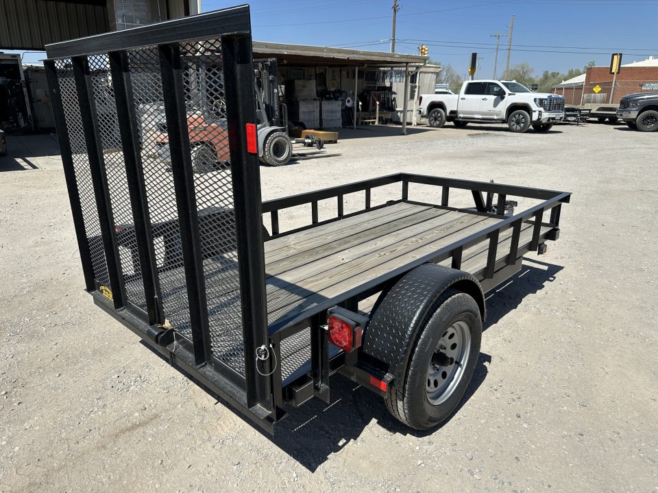 New 2025 Road Boss 5'x10' Single Axle with 4' Spring Assisted Gate Utility Trailer