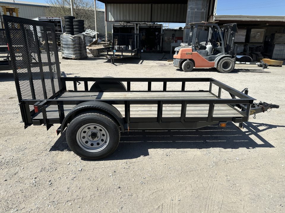 New 2025 Road Boss 5'x10' Single Axle with 4' Spring Assisted Gate Utility Trailer