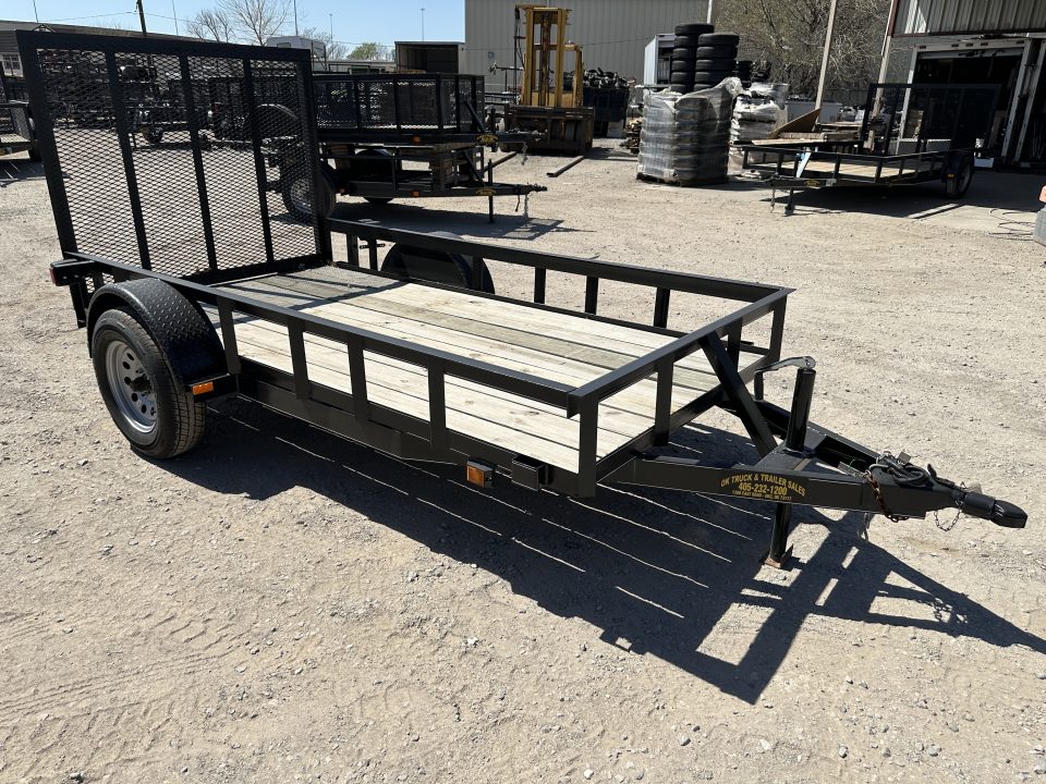 New 2025 Road Boss 5'x10' Single Axle with 4' Spring Assisted Gate Utility Trailer
