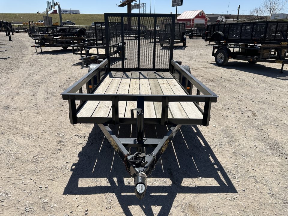 New 2025 Road Boss 5'x10' Single Axle with 4' Spring Assisted Gate Utility Trailer