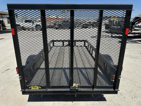 New 2025 Road Boss 5'x10' Single Axle with 4' Spring Assisted Gate Utility Trailer