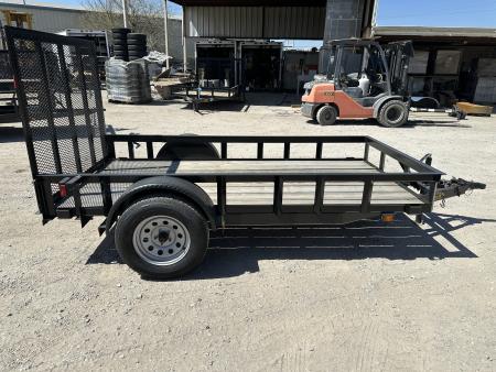 New 2025 Road Boss 5'x10' Single Axle with 4' Spring Assisted Gate Utility Trailer