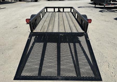 New 2025 Road Boss 5'x10' Single Axle with 4' Spring Assisted Gate Utility Trailer