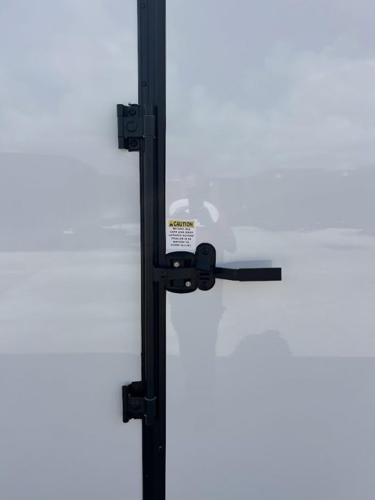 New 8.5x24 Titanium Cargo Trailer - White Blackout Enclosed Trailer