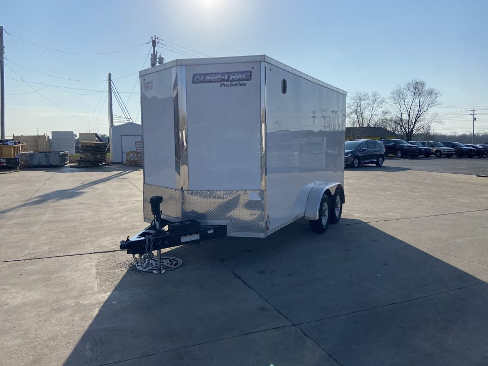 Used USED 2024 Sure-Trac Enclosed Trailer 7X14