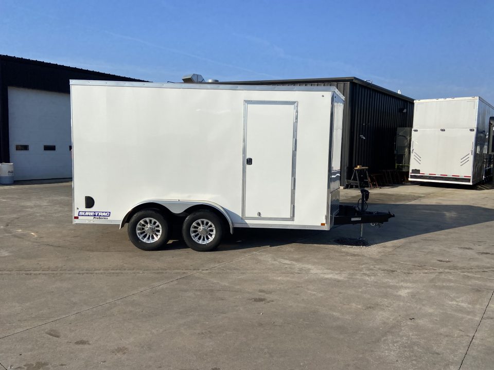 Used USED 2024 Sure-Trac Enclosed Trailer 7X14
