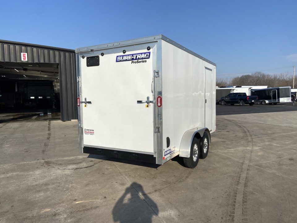 Used USED 2024 Sure-Trac Enclosed Trailer 7X14