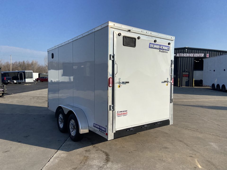 Used USED 2024 Sure-Trac Enclosed Trailer 7X14