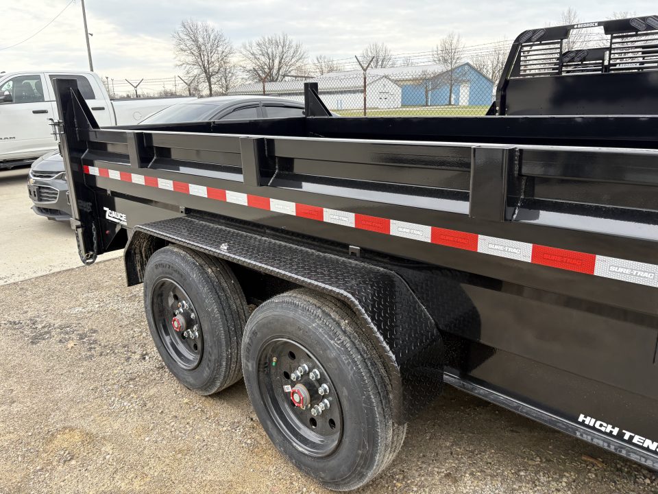 New 2026 Sure-Trac 7 x 16 Pro Series Telescopic Dump 17.6K W/HYDRAULIC JACK Dump Trailer