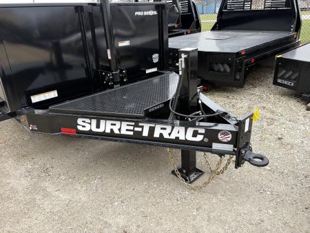 New 2026 Sure-Trac 7 x 16 Pro Series Telescopic Dump 17.6K W/HYDRAULIC JACK Dump Trailer