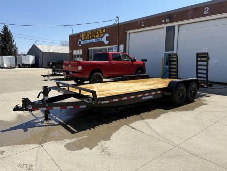 New 2026 Sure-Trac 7 x 20 (18+2) Equipment Trailer 14K Equipment Trailer