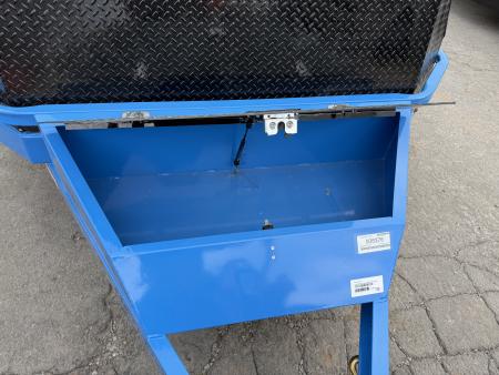 New Load Trail Sport Hauler 83x22 10K- Sky Blue Black-Out PK