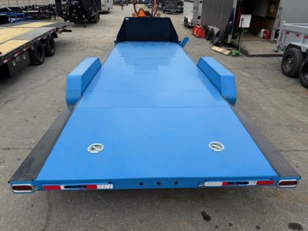 New Load Trail Sport Hauler 83x22 10K- Sky Blue Black-Out PK