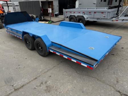 New Load Trail Sport Hauler 83x22 10K- Sky Blue Black-Out PK