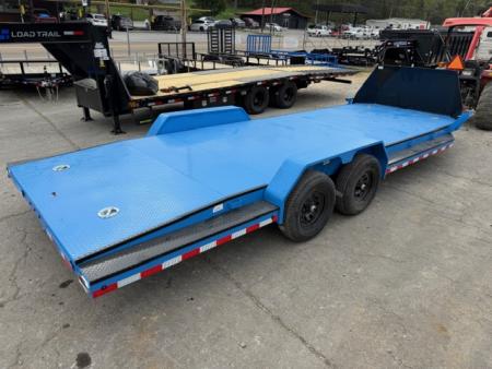 New Load Trail Sport Hauler 83x22 10K- Sky Blue Black-Out PK