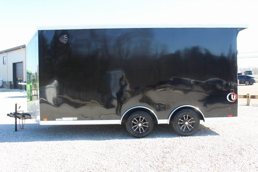 New 2026 United UJ 8.5' x 16' Enclosed Cargo Trailer - 7000# GVW - RAMP DOOR - 7' INTERIOR HEIGHT