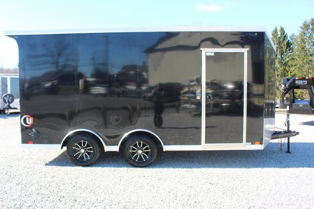 New 2026 United UJ 8.5' x 16' Enclosed Cargo Trailer - 7000# GVW - RAMP DOOR - 7' INTERIOR HEIGHT