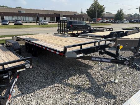 New 2026 Sure-Trac 8.5 x 20 Low Profile Flat Deck Deckover Trailer 10K Deckover Trailer