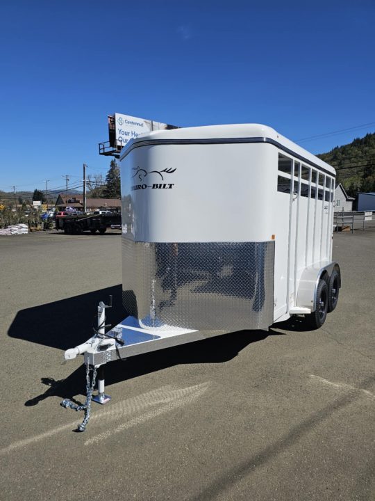 New SALE! STOCK TRAILER 2026 Thuro-Bilt Wrangler 2 HORSE LIVESTOCK TRAILER