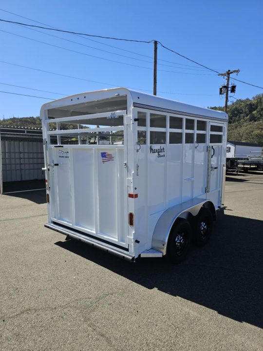 New SALE! STOCK TRAILER 2026 Thuro-Bilt Wrangler 2 HORSE LIVESTOCK TRAILER
