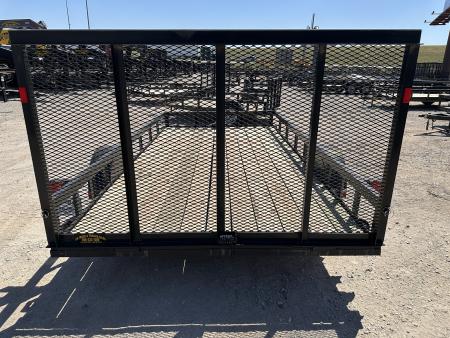 New 2025 Road Boss 83"x14' Single Axle with 4' Spring Assisted Gate Utility Trailer