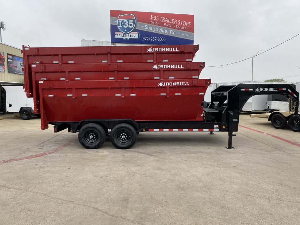 New 2026 Norstar DBG 83"x 16' Dump Trailer W/3 Bins