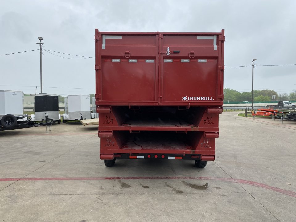 New 2026 Norstar DBG 83"x 16' Dump Trailer W/3 Bins