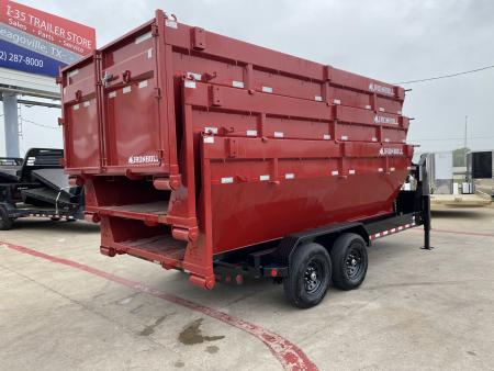 New 2026 Norstar DBG 83"x 16' Dump Trailer W/3 Bins