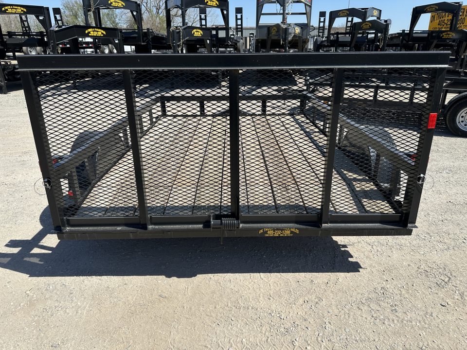 New 2025 Road Boss 83"x10' Single Axle with 3' Gate & Dove tail Utility Trailer