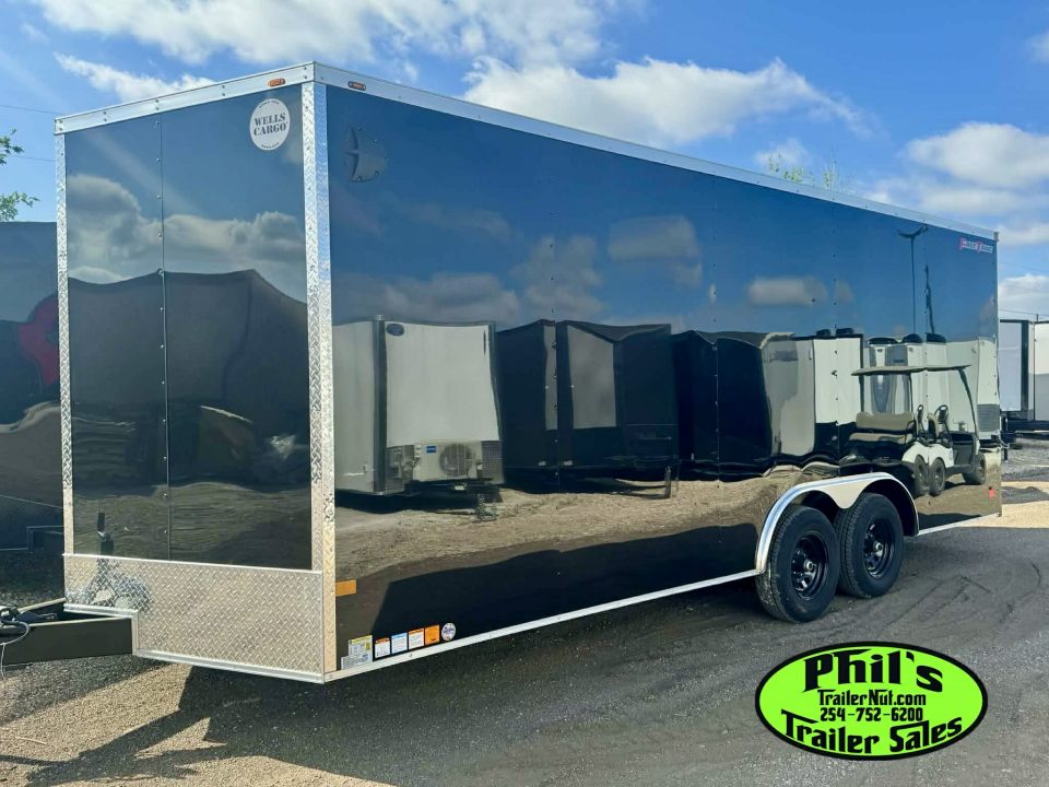 New WELLS CARGO 8.5 X 20 Cargo / Enclosed Trailer FAST TRACK D SERIES UPGRADED 5200LB DEXTER AXLES UPGRADED 7' INTERIOR
