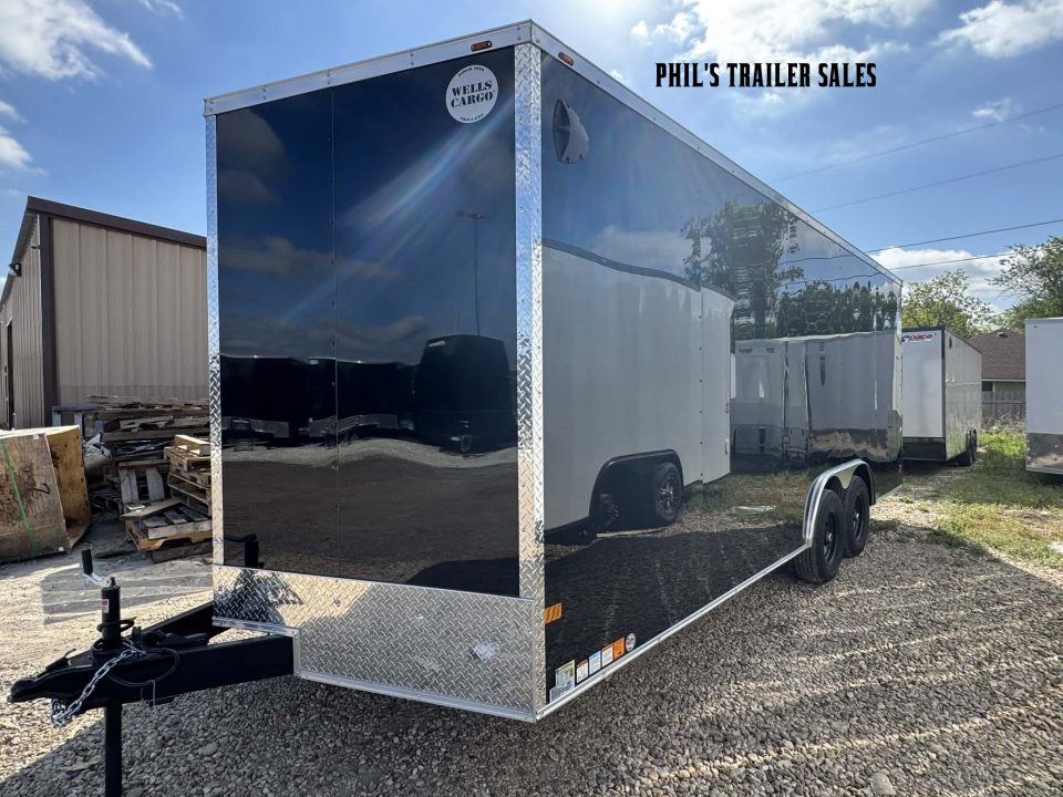 New WELLS CARGO 8.5 X 20 Cargo / Enclosed Trailer FAST TRACK D SERIES UPGRADED 5200LB DEXTER AXLES UPGRADED 7' INTERIOR