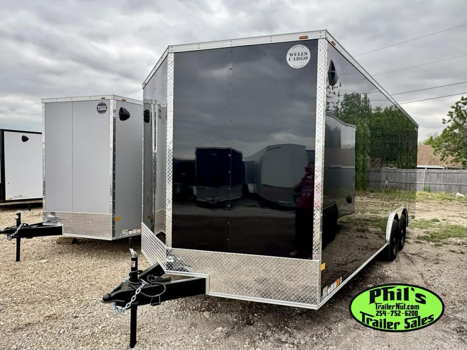 New WELLS CARGO 8.5 X 20 Cargo / Enclosed Trailer FAST TRACK D SERIES UPGRADED 5200LB DEXTER AXLES UPGRADED 7' INTERIOR