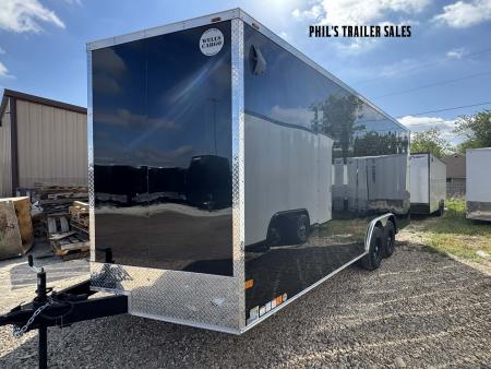 New WELLS CARGO 8.5 X 20 Cargo / Enclosed Trailer FAST TRACK D SERIES UPGRADED 5200LB DEXTER AXLES UPGRADED 7' INTERIOR