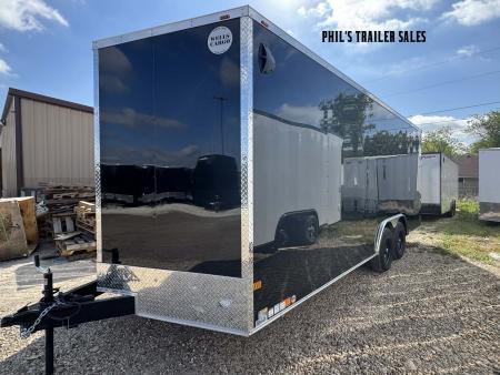 New WELLS CARGO 8.5 X 20 Cargo / Enclosed Trailer FAST TRACK D SERIES UPGRADED 5200LB DEXTER AXLES UPGRADED 7' INTERIOR