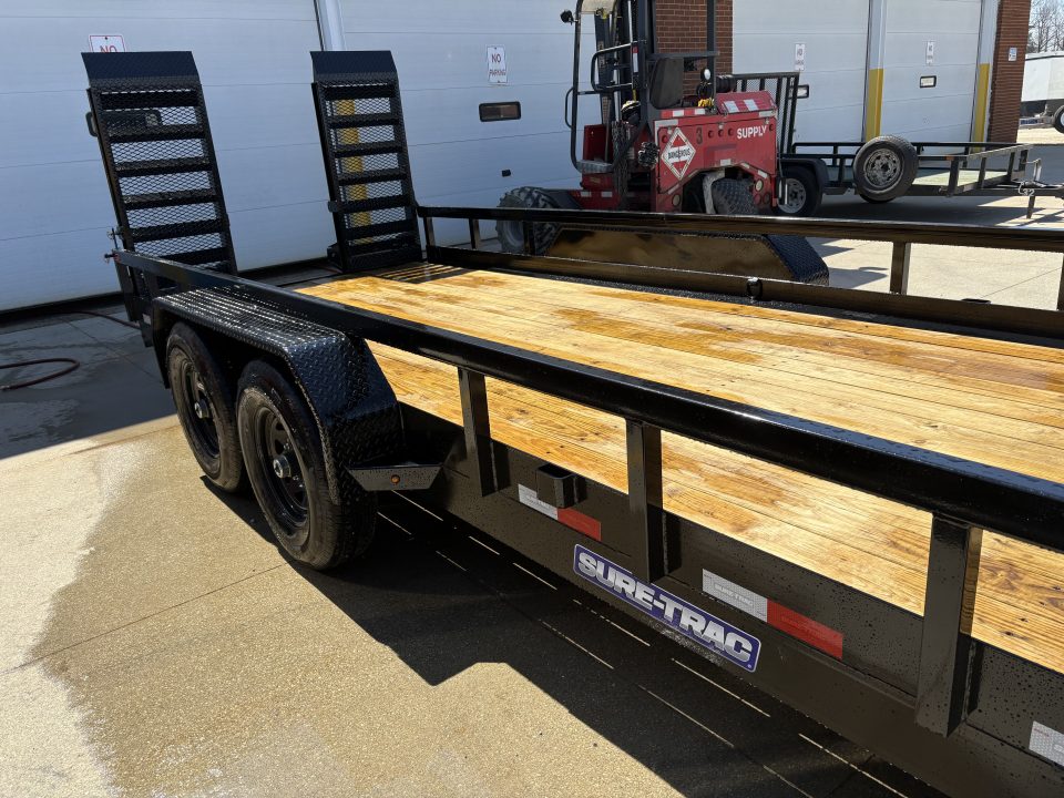 New 2026 Sure-Trac 7X20 TUBE TOP UTILTY TRAILER 14K Equipment Trailer