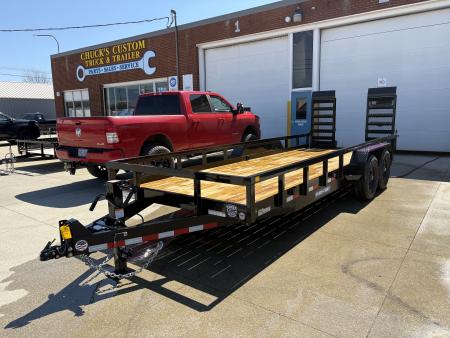 New 2026 Sure-Trac 7X20 TUBE TOP UTILTY TRAILER 14K Equipment Trailer