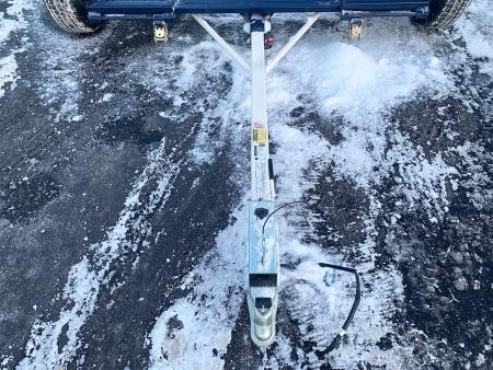 New Master Tow 83" Wide Tilt Bed Tow Dolly - Surge Brakes - Wheel Straps and Ratcheting Buckles Included!