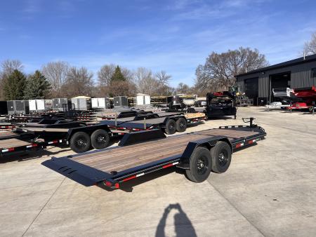 New LOWEST PRICES New 2026 Double A 22'= 16' Tilt +6' flat 14K Gravity Tilt HEAVY DUTY Trailer