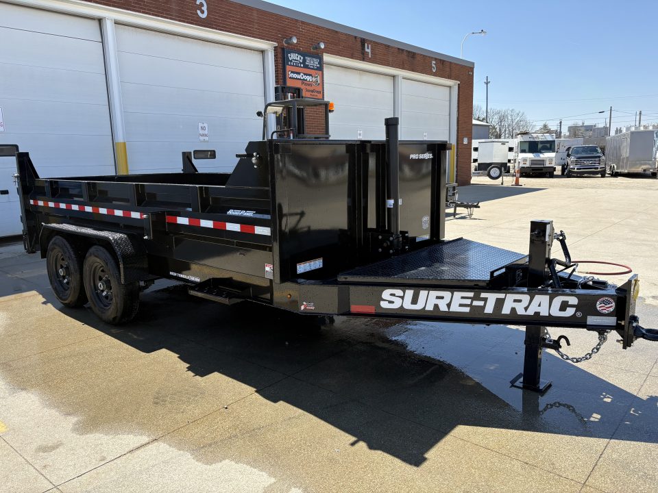 New 2026 Sure-Trac 7 x 14 Pro Series Telescopic 15.4K Dump Trailer