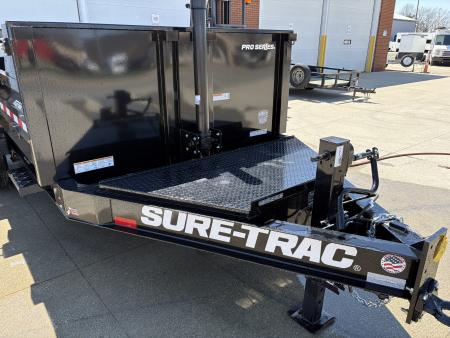 New 2026 Sure-Trac 7 x 14 Pro Series Telescopic 15.4K Dump Trailer